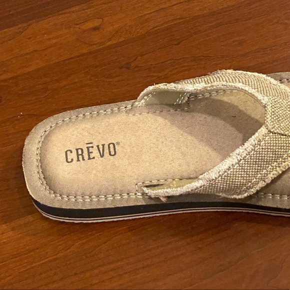 Crevo Lakin Memory Foam Canvas Flip Flop Sandals 9 - Picture 4 of 8